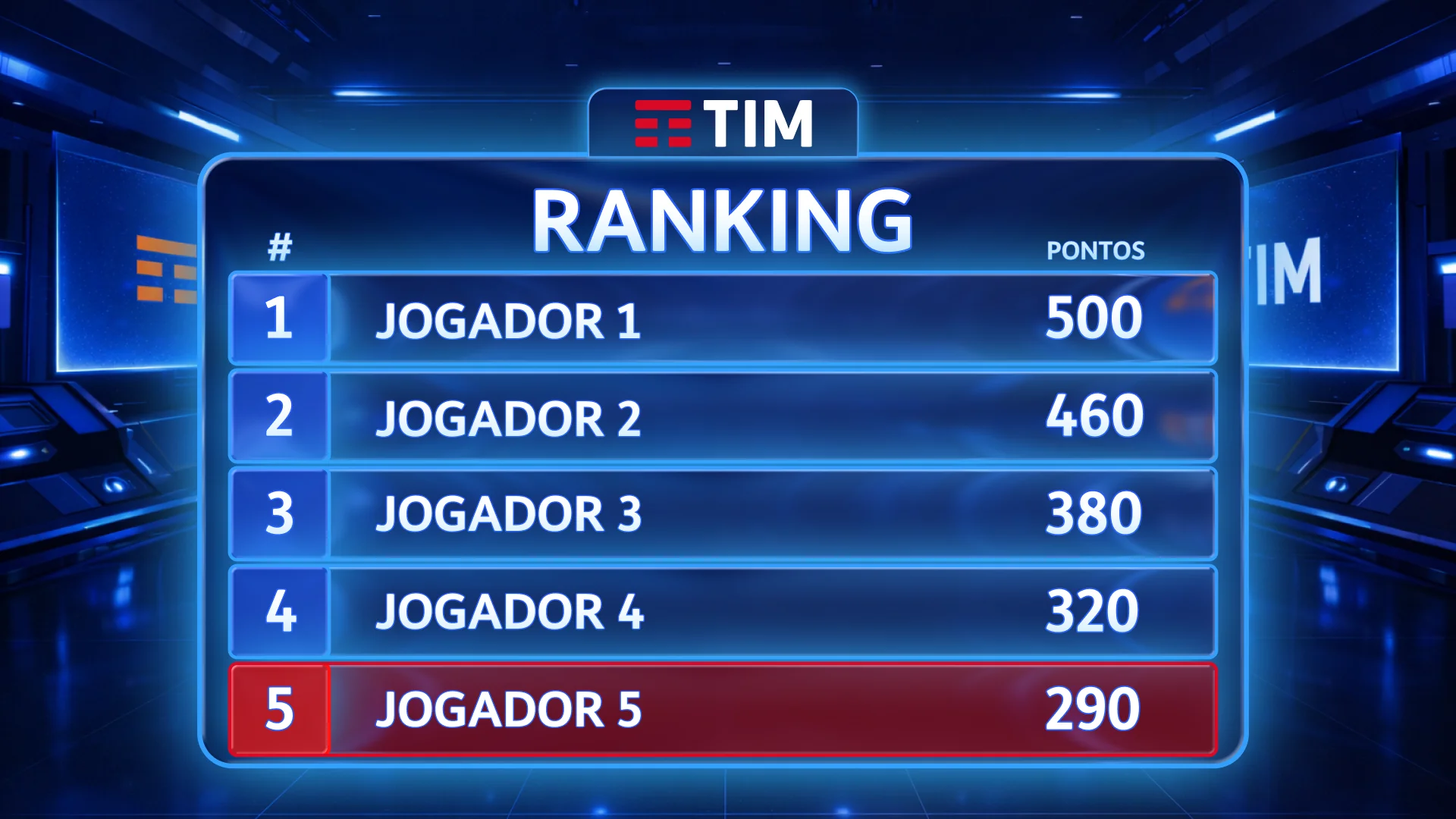 TIM: tela 10 do projeto TIM Dance Game