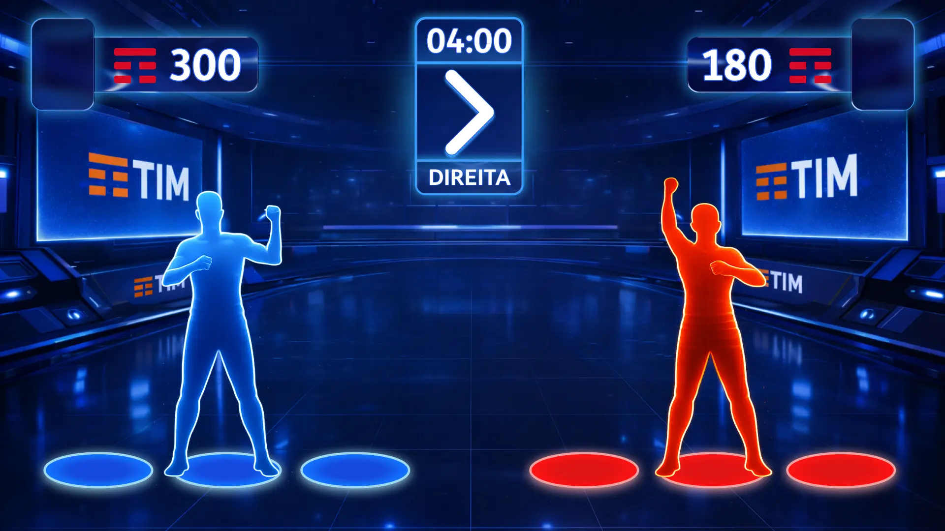 TIM: tela 8 do projeto TIM Dance Game