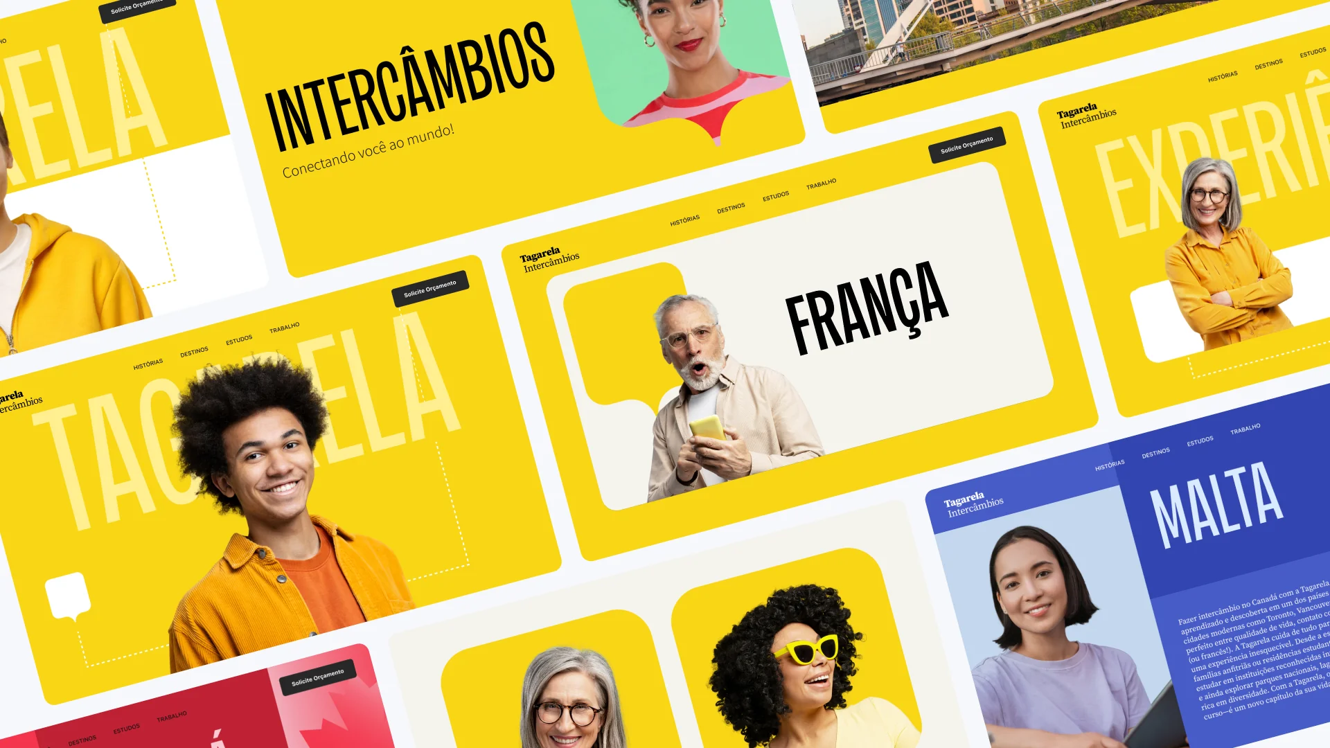 Tagarela Intercâmbios: tela 11 do projeto Tagarela Intercâmbios