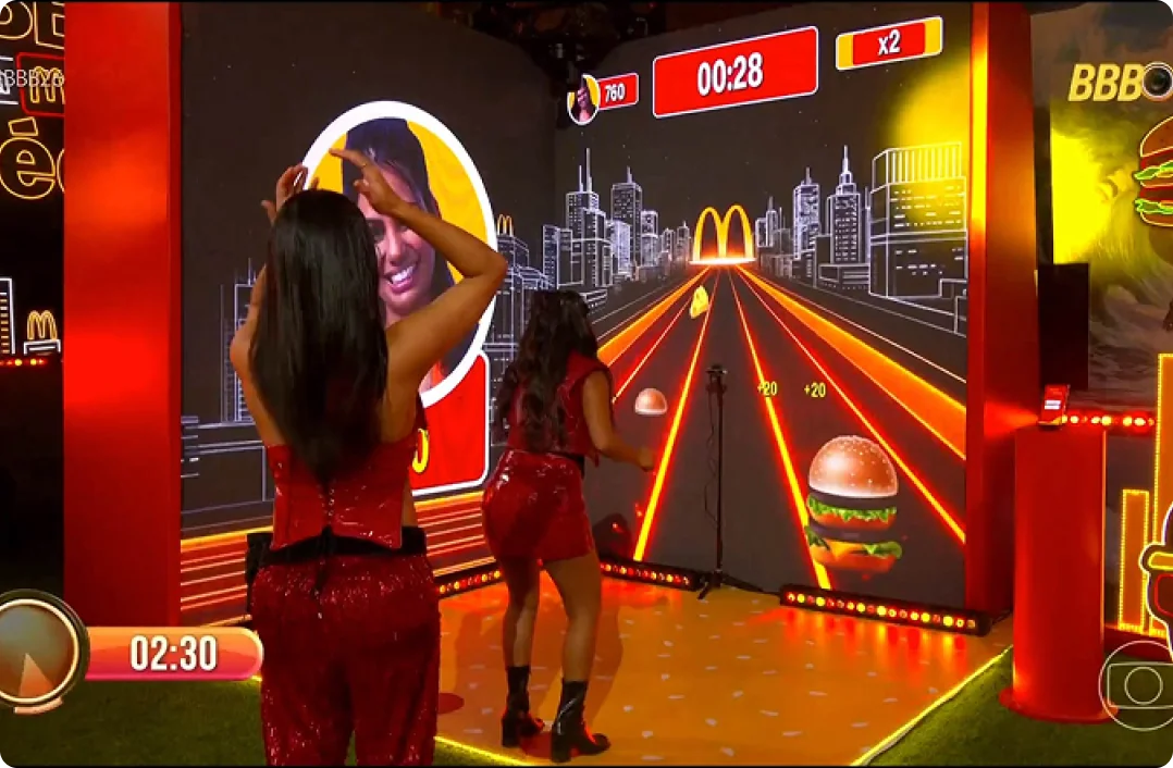 McDonald's: tela 1 do projeto McDonalds no BBB