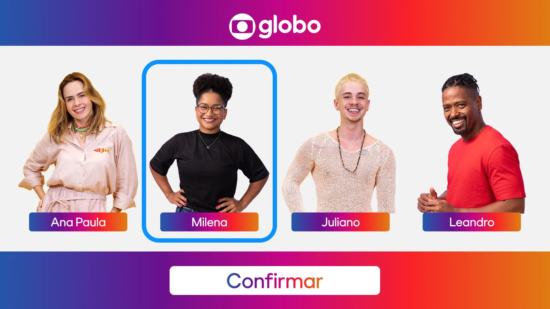 Globo: tela 3 do projeto Globo Vem aí