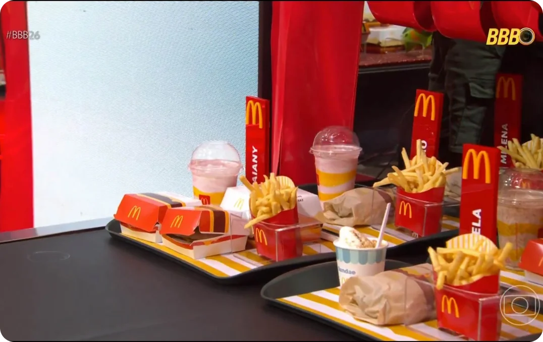 McDonald's: tela 8 do projeto McDonalds no BBB